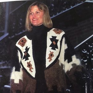 Luxurious Handmade Mohair Jacket Sweater